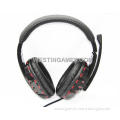 New Luxury USB Headset Headphone Volume Control for PS3/PC- Black (2M -Cable)